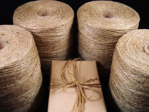 Jute Twine Thin 4 x 570m Rolls Floral Decoration Gift Decor String