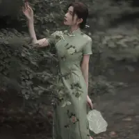 在飛比找蝦皮購物優惠-Young cheongsam women 2022 imp