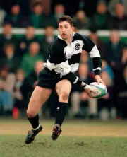 Jonathan Davies in action for the Barbarians against the East- Cricket Photo 1