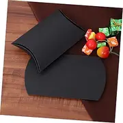 Gogogmee 50pcs Boxes Container Paper Bag Krafts Paper Candy Bag Candy Boxes Pillow Wedding Candy Boxes Candy Decor Candy Pillows Pillow for The Party Favor Candy Bag
