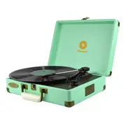 mbeat Woodstock Retro Turntable Player Blue
