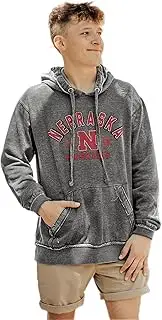 Blue 84 NCAA Officially Licensed Hooded Sweatshirt Burnout Smoke Signal
