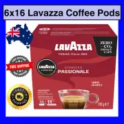 Lavazza A Modo Mio Passionale Coffee Capsules 96 Pods Dark Strong Rich Espresso