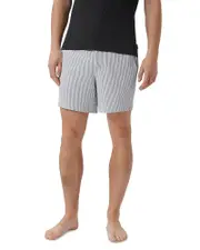 Onia Charles Stripe Regular Fit 5 Swim Trunks
