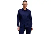 King Gee Ladies Workcool 2 Ripstop Cotton Drill Work Shirt K69880 - Navy