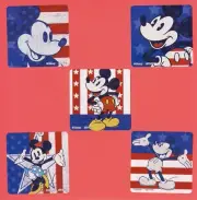 75 Mickey Mouse Fourth of July - Large Stickers - Patriotic - Minnie Mouse
