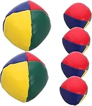 6Pcs Bags for Durable PU Sandbags for Tossing Games Portable Fun for Family Activities Coordination Hand Eye Skills