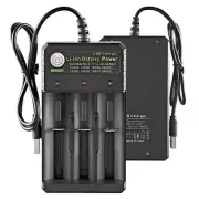 DC5V 3-Slot USB Lithium Battery Charger Automatic Individual Charging Station