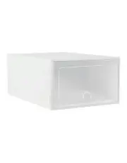 Artiss Shoe Box Rack DIY Set of 12 Stackable White Abel