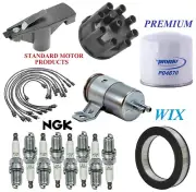 Tune Up Kit Filters Cap Wire Plugs For DODGE RAMCHARGER 5.2L; 12.5mm Shaft 1988