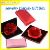 在飛比找蝦皮購物優惠-Merah MAWAR 3d彈出式玫瑰戒指盒生日禮盒結婚玫瑰