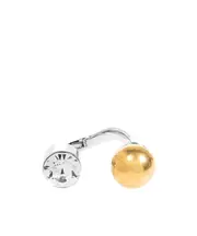 Set of 2 ball rings S,M White