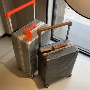 可宅配  折AIRWAY耐用行李箱女可坐鋁框箱寬拉桿登機箱男萬向輪20寸靜音輪新-來可家居