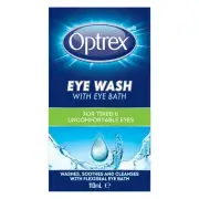 Optrex Fresh Eyes Liquid Eye Wash Bath 110ml