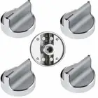 W10594481 Stainless Steel Cooker Stove Control knob Whirlpool Gas Cooktop 5PCS