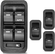 1x Master Electric Power Window Switchs(13 Pins) & 3 x Single Electric Power Window Switchs(6 Pins) Compatible with Ford Territory SX SY SZ Non-Illuminated 2004-2014