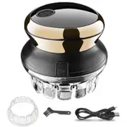 Electric Even Cut Rotary Hair Trimmer For Men Washable Rechargeable Hair Clipper Self-haircut Shortcut Kit For Men