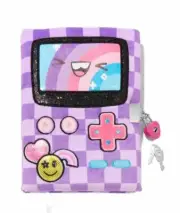 Claire’s Gamer Girl Lock Diary Journal New with Tags
