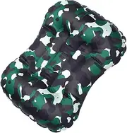 [WHAMVOX] Neck Pillow for Travel Inflatable Pillow Firm Support for Sleeping Camping Car Plane Camo Pattern