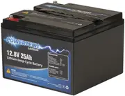 Powertech 12.8V 25Ah Robust LiFePO4 Cells Excellent Life Span Lithium Deep Cycle Battery