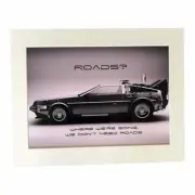 Larrini Back to the Future Delorean Roads A4 Mounted Photo