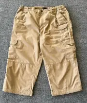 Tactical 5.11 Mens 40x21 Taclite Pro Pant Brown Rip Stop Utility Hemmed
