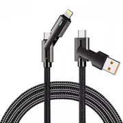 4 in 1 Multi USB Charger Type C to iPhone Fast Charging Cable for Samsung iPhone