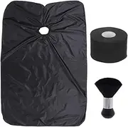 VALICLUD 1 Set Hair Apron Hairdressing Cloak with Neck Brush Durable Easy to Clean for Barbershop Use Protects Clothes From Hair Dye and Cuts
