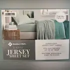 Member's Mark 3- pieces Super Soft JerseySheet Set - Green Size Twin/ Twin XL