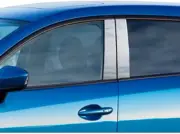 4pc. Luxury FX Stainless Steel Pillar Post Trim for 2013-2016 Mazda CX-5 (for: Mazda)