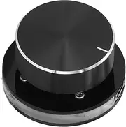 Dpofirs USB Volume Control Knob with RGB Light, Customizable Multimedia Controller for Android PC, Type C Plug Play, 360° Rotatable, Shortcut Keys Support, Acrylic PC Material (195