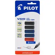 Pilot WBS-VBM V Board Master Refills 5 Pack