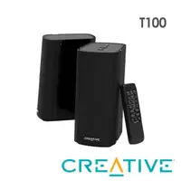 在飛比找momo購物網優惠-【Creative】T100 Hi-Fi 2.0 桌面二件式