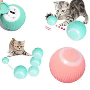 Interactive Smart Cat Toy Automatic Rolling Cat Ball Self-Moving Kitten Toys USB Rechargeable