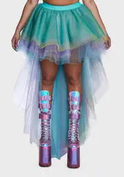[Club Exx] Plus Nymph Princess Tulle Skirt - Pastel