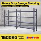 3M*2.4M*0.6M Garage Storage Warehouse Rack Shelving Racking 1-3024C