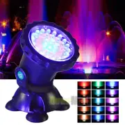 36 LED Sumergible Luz Subacuática Ajuste Agua Jardin Estanque Piscina Fuente