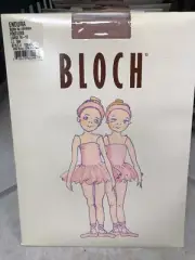 Child's Lt. Tan Large 10-12 Bloch Endura Footless Dance Tights T0940G NIP