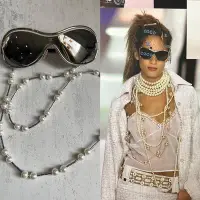 在飛比找Yahoo奇摩拍賣-7-11運費0元優惠優惠-Chanel香奈兒墨鏡銀色滑雪鏡vintage太陽眼鏡正品保