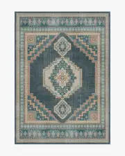 150' x 215' | Machine Washable Runner Rug | Kid & Pet Friendly | Indoor Rug | Rayne Soft Navy Flatwoven Rug | Ruggable