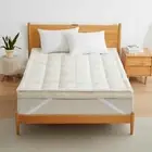 Ultra Plush Feather Bed Mattress Topper, King or Queen Mattress Pillow Top