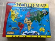 Melissa and Doug World Map Floor Puzzle 33 Pc New Sealed