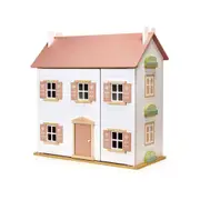 Mentari Clover Wooden Doll House Kids/Children Pretend Fun Play Toy 3y+