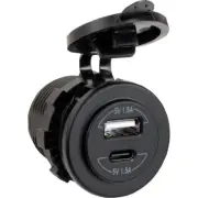 Jensen Panel Mount USB Port - USB42C