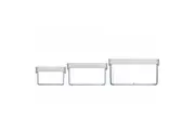 NEW CLICKCLACK 3 PIECE BASIC SMALL BOX SET CONTAINER SET AIR TIGHT 3PC