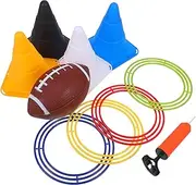 Abaodam Supple Toss Ring Game Throwing Ring Set Indoor Outdoor Party Game Safe for Ages