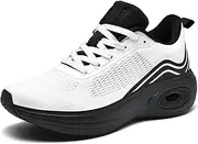[Wondamo] Women's Walking Running Shoes Cushioning Lightweight Athletic Shoes Comfortable Supportive Non Slip Tennis Gym Workout Trainning Sneakers
