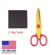 Art Scissors Paper Cut Office School Art Long Wave Ruffle Edge Design Craft