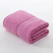 Xiao Hua 4-Piece Luxurious Bath Towel Set, (27.5 x 55 inches) 100% Ring Spun Cotton, Lightweight and Highly Absorbent Quick Drying Towel, Perfect for Daily use (Rose Pink)