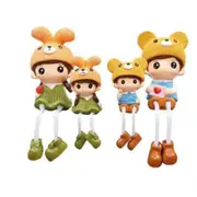 Sweet Cartoon Family Set of 4 for Home House Decoration Desk Ornament